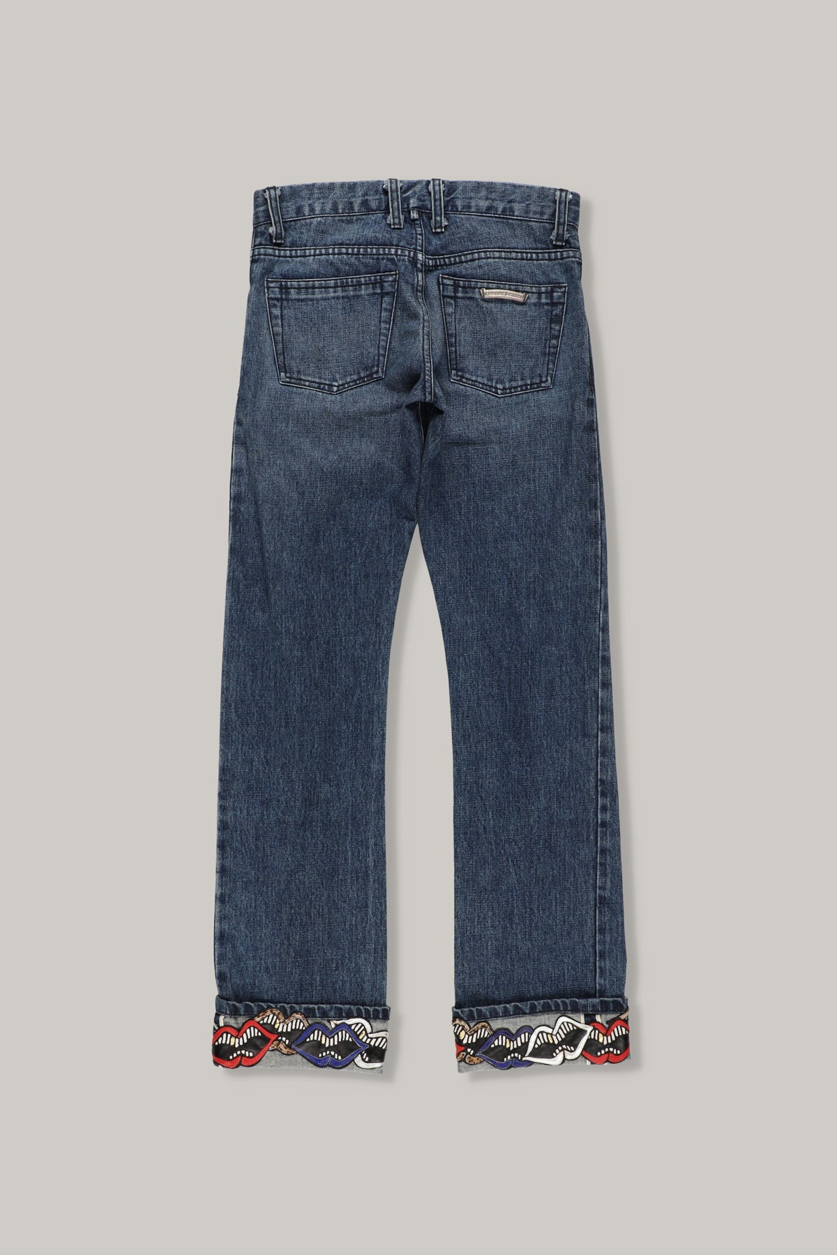 【CHROME HEARTS】CHOMPER PATCHED DENIM