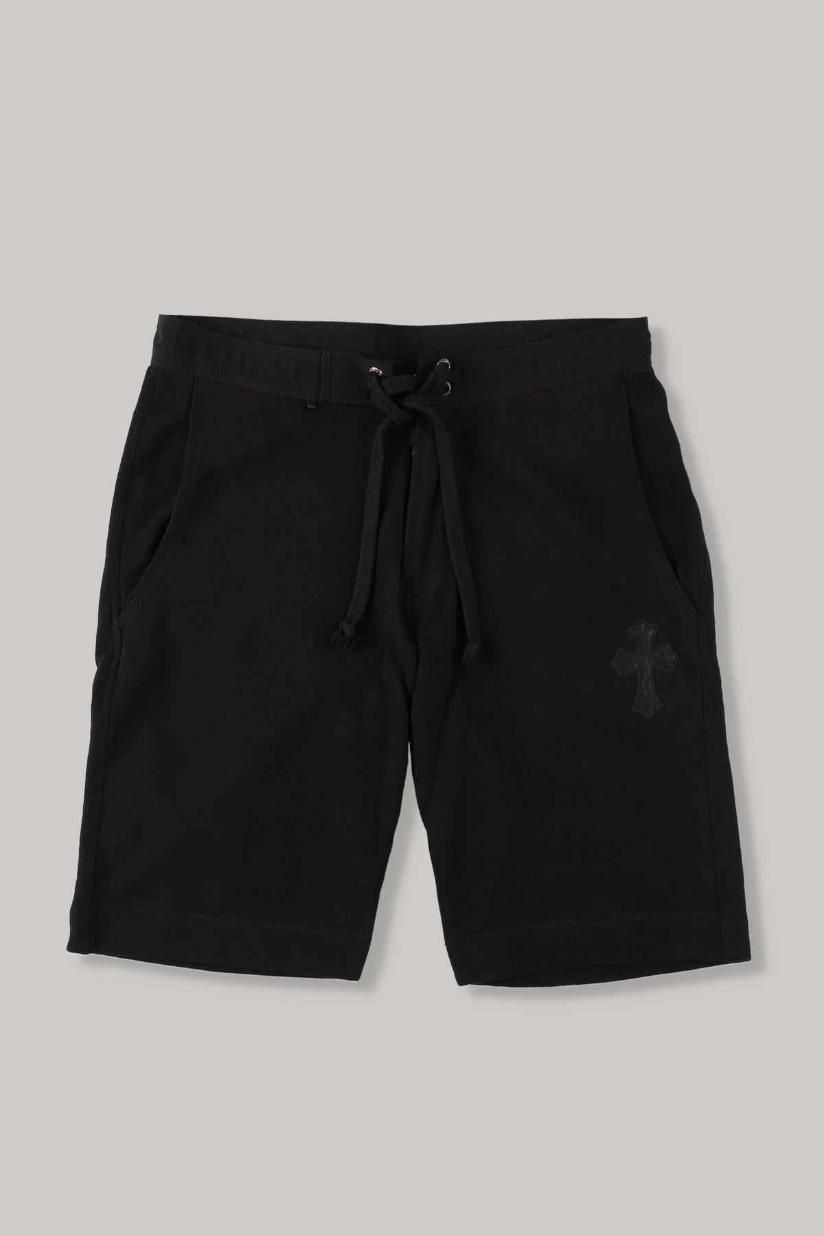【CHROME HEARTS】CROSS PATCHED SWEAT SHORTS
