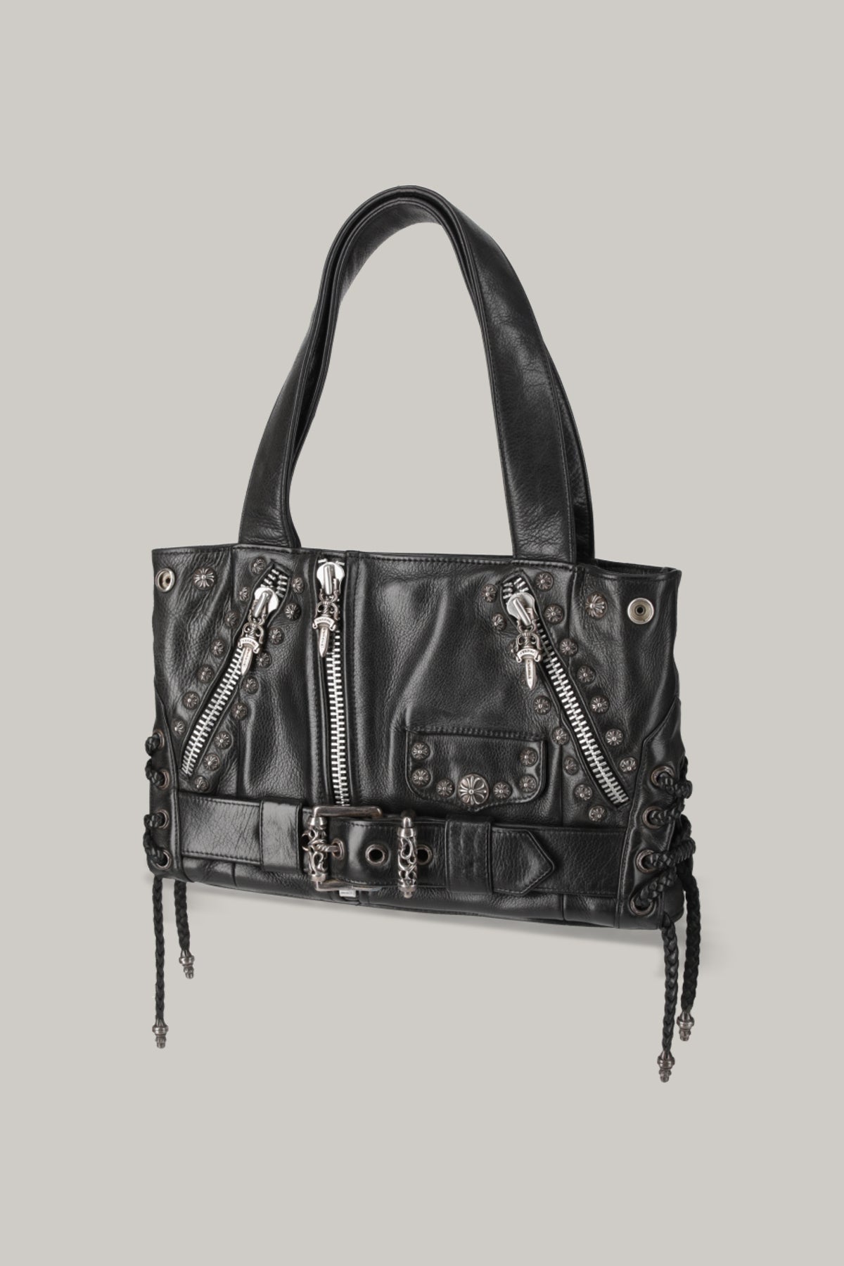 【CHROME HEARTS】JJ DEAN STUDS SMALL BAG