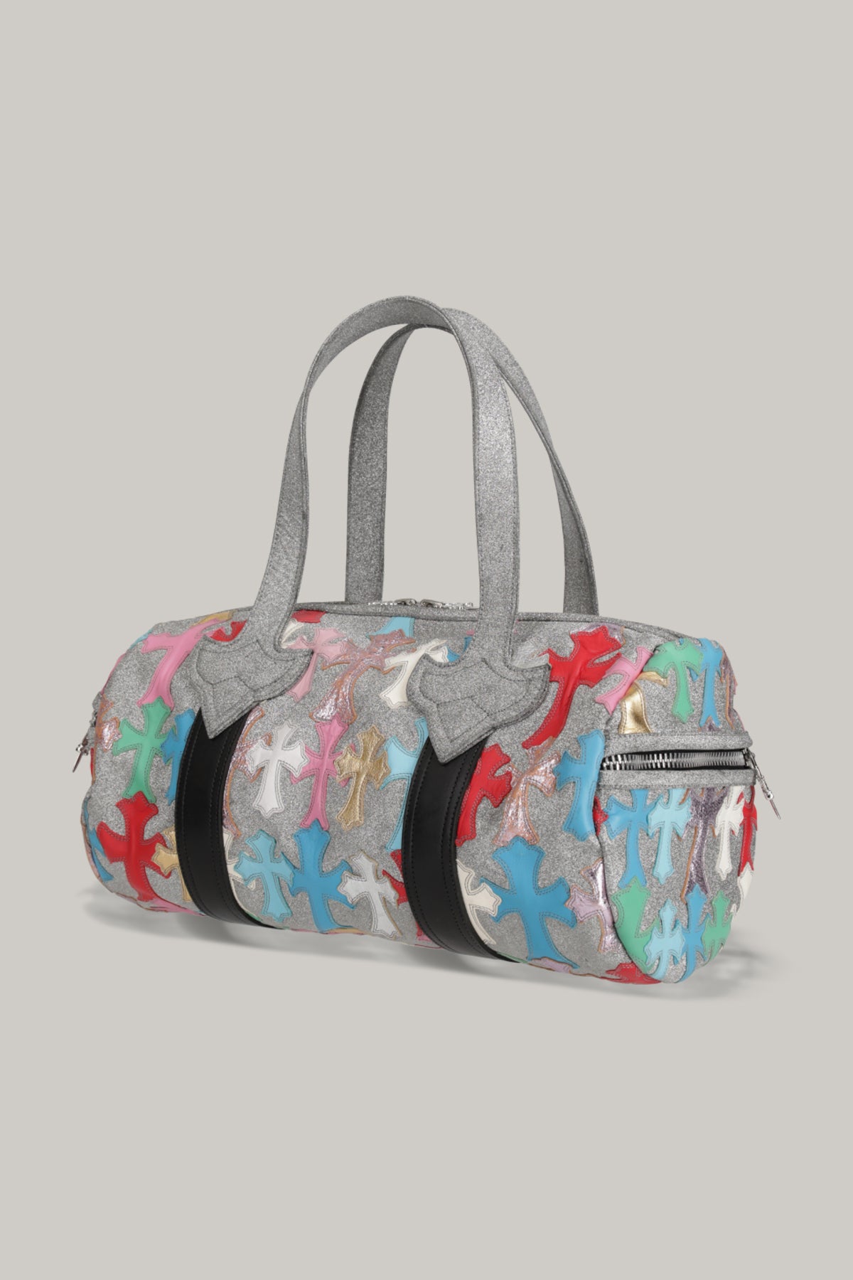 【CHROME HEARTS】GLITTER MULTICOLOR BOSTON BAG　