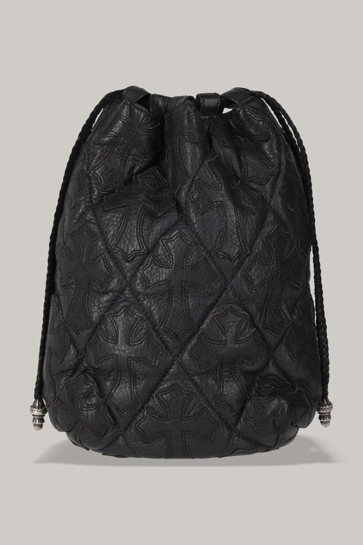 【CHROME HEARTS】CEMETERY DRAWSTRING BAG