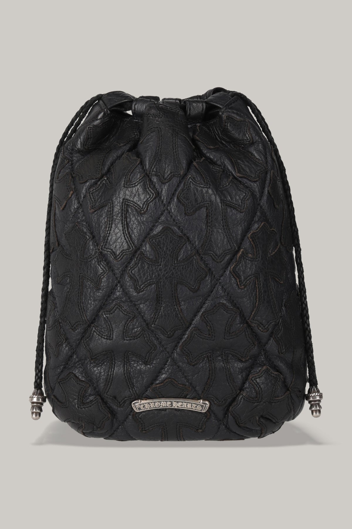 【CHROME HEARTS】CEMETERY DRAWSTRING BAG