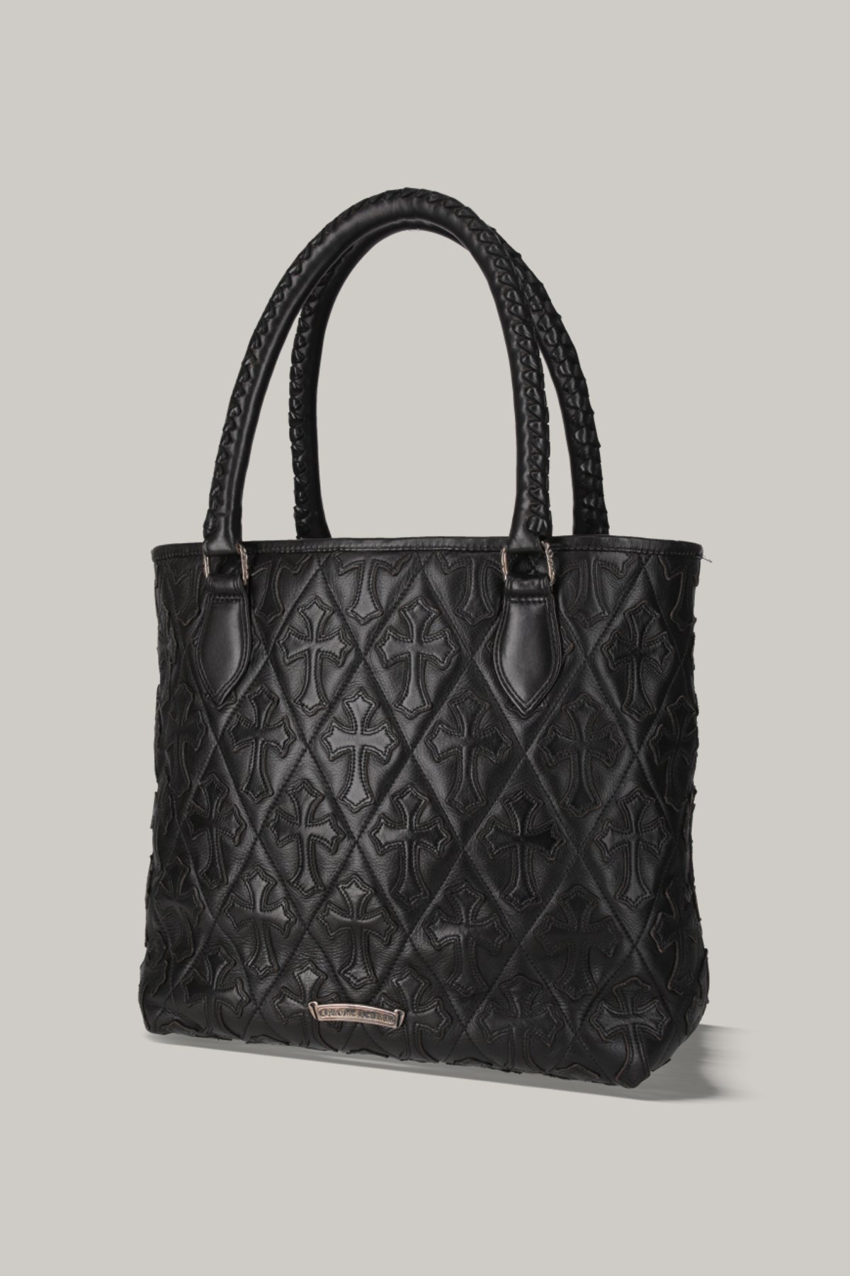 【CHROME HEARTS】FS TOTE BAG LEATHER CROSS PATCH LARGE CROSS