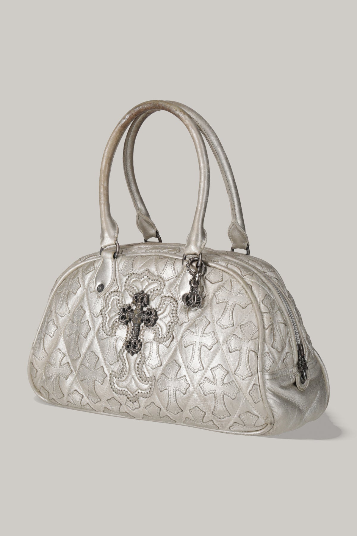 【CHROME HEARTS】GYM BAG SM CEMETERY CROSS PATCH FILIGREE