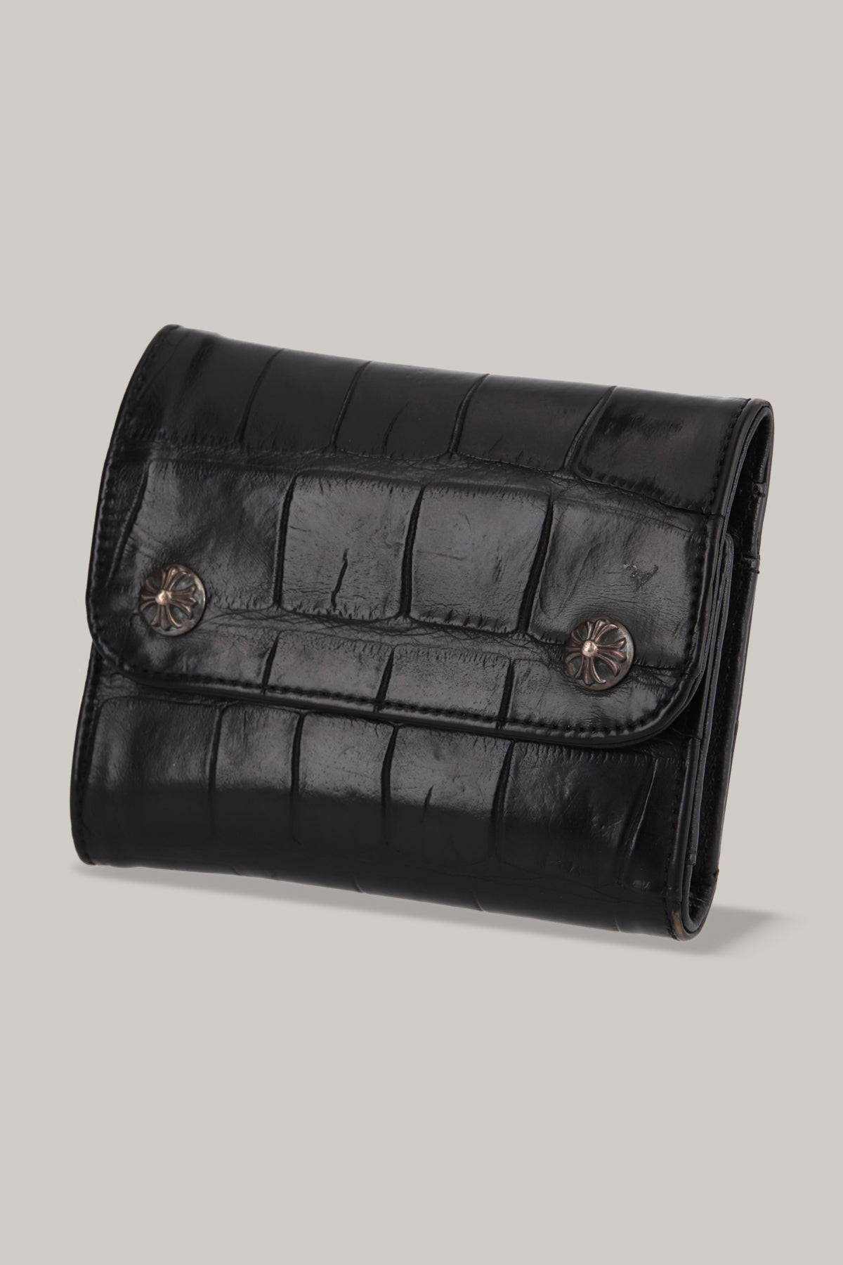 【CHROME HEARTS】WAVE MINI ALLIGATOR WALLET