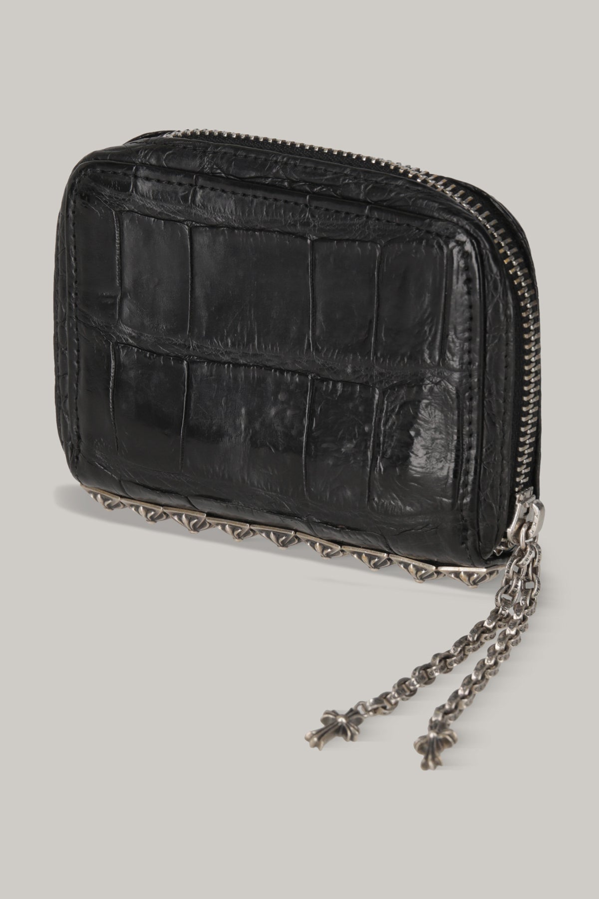 【CHROME HEARTS】3 SIDE ZIP ALLIGATOR WALLET