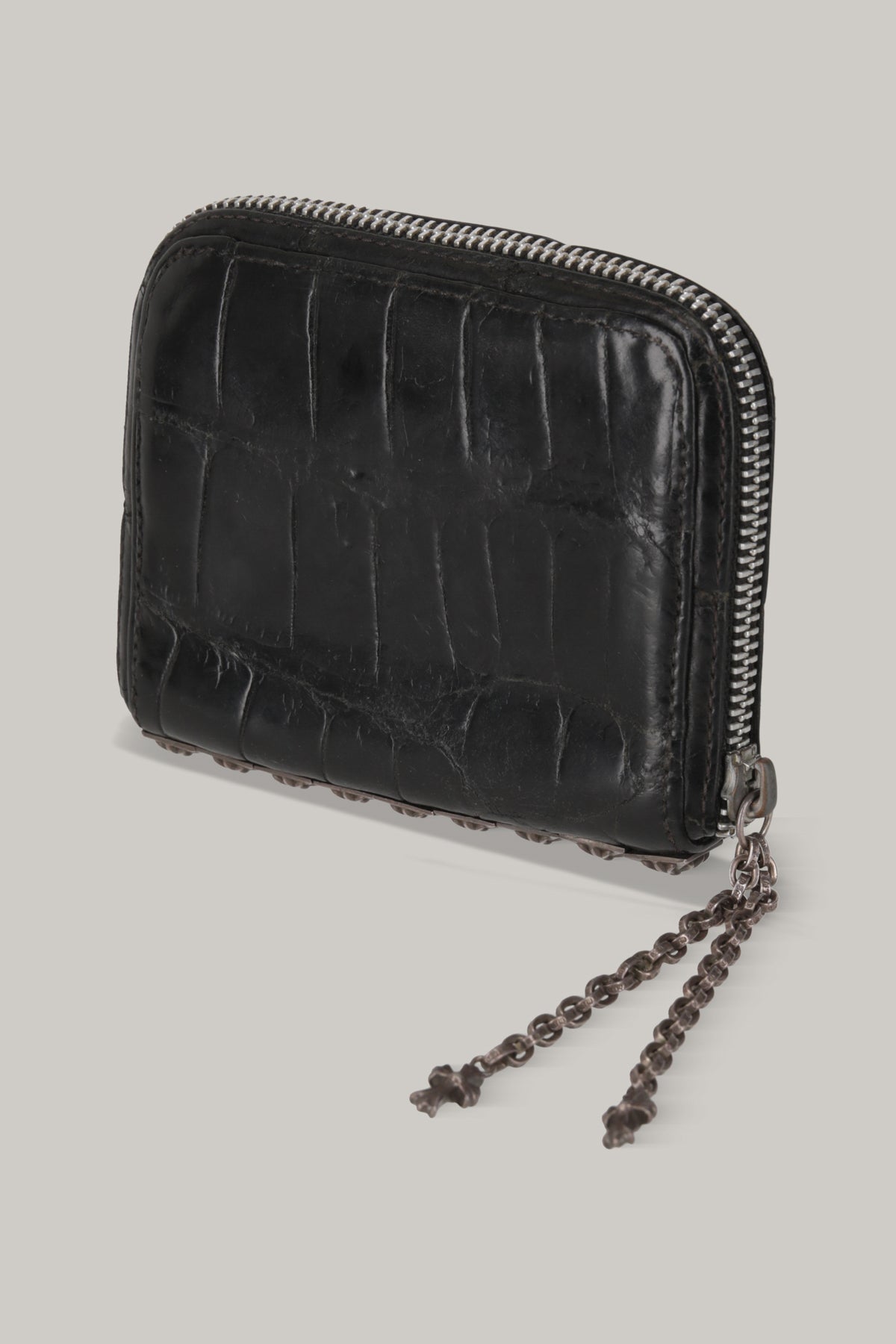 【CHROME HEARTS】3 SIDE ZIP ALLIGATOR WALLET