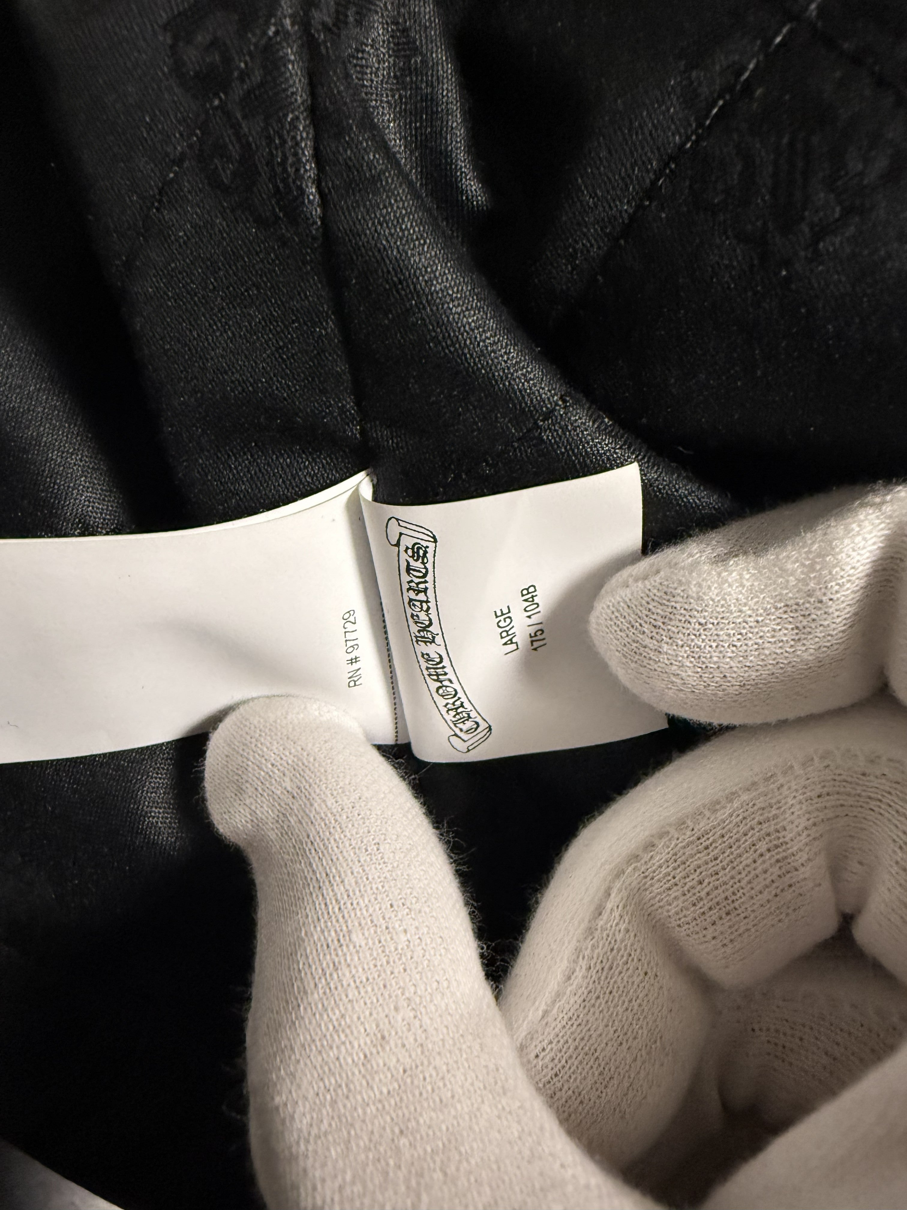 【CHROME HEARTS】WORK DOG LEATHER JACKET