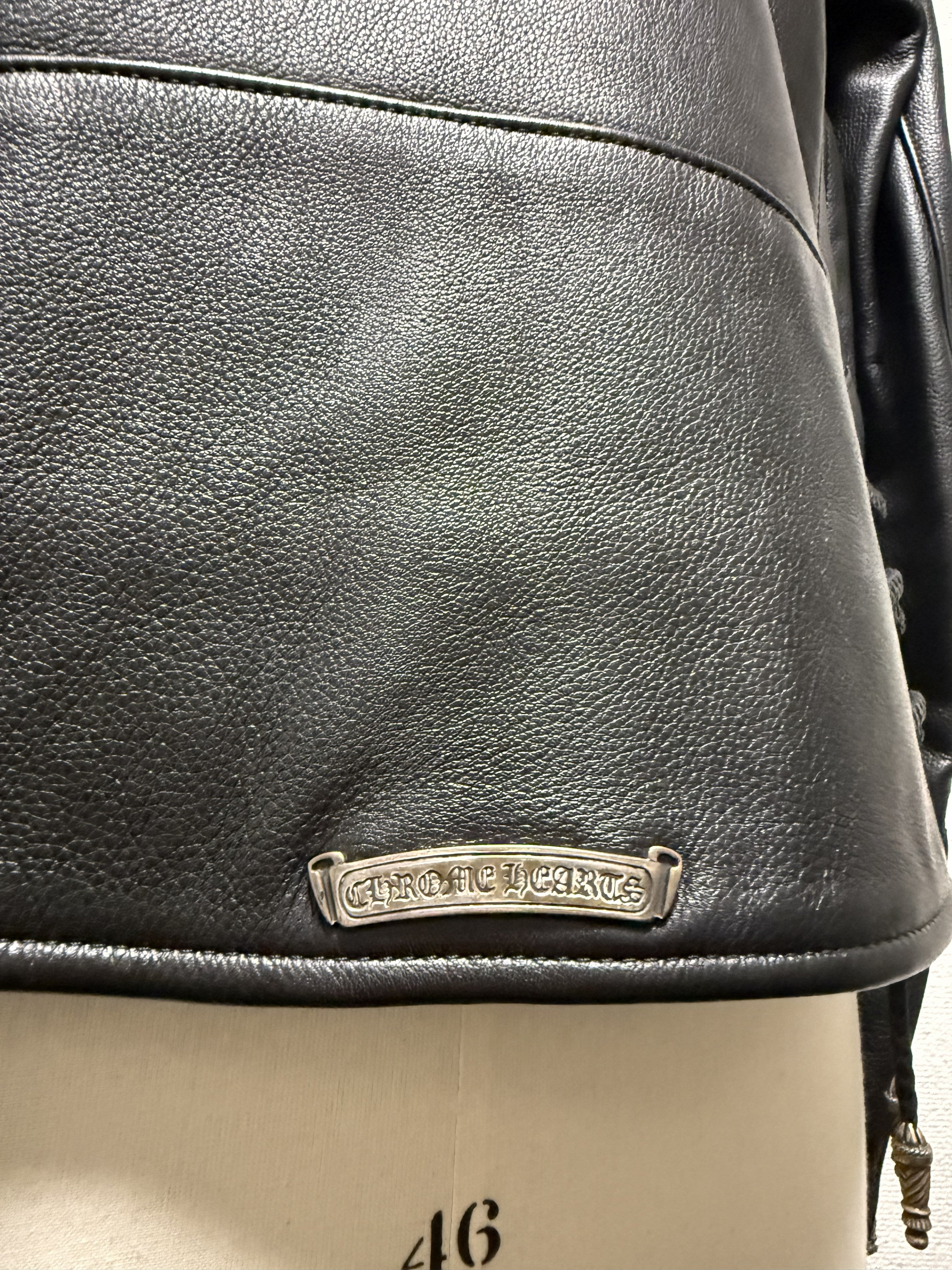 【CHROME HEARTS】JJ DEAN LEATHER JACKET FULL CUSTOM