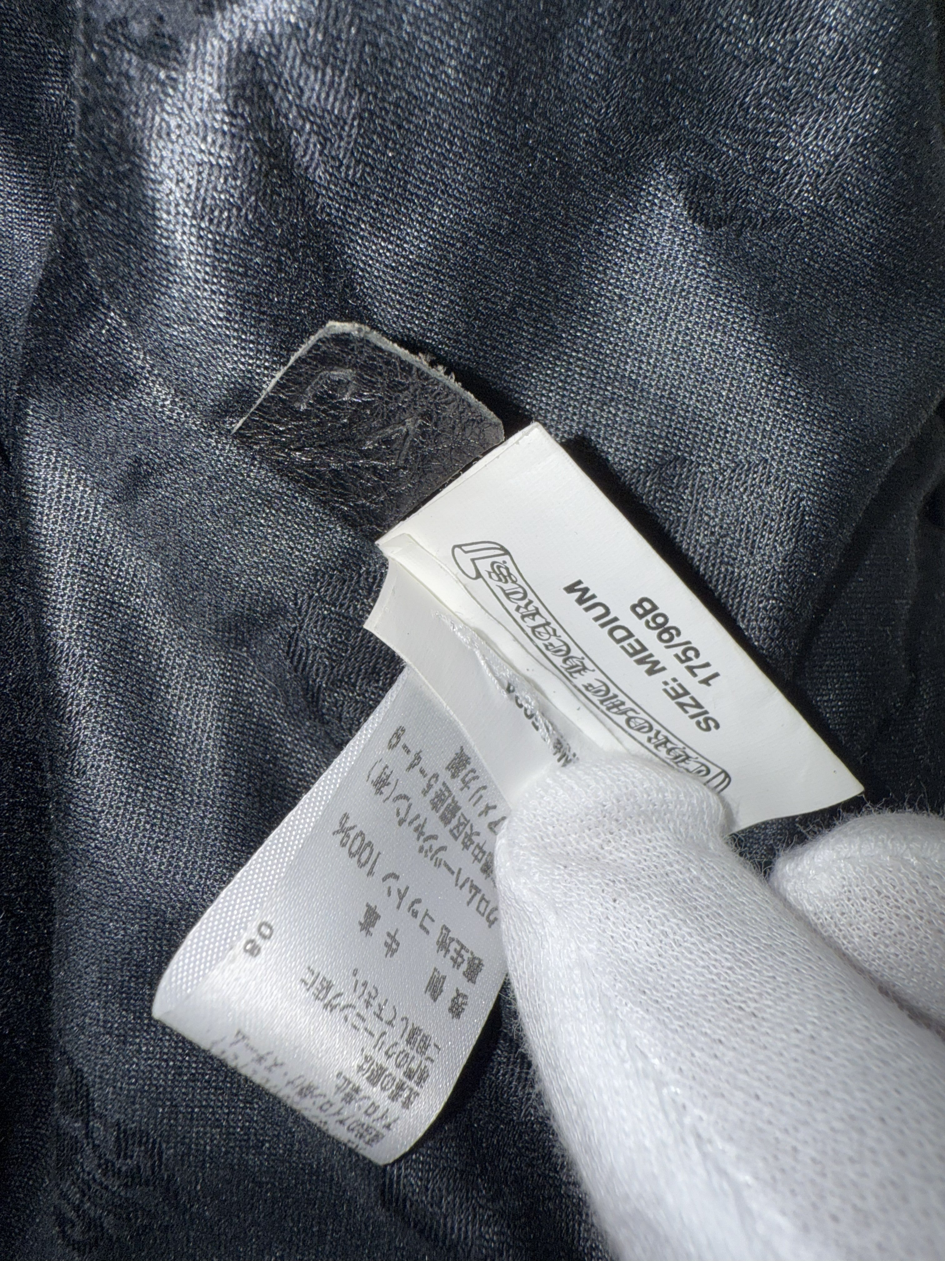 【CHROME HEARTS】JJ DEAN LEATHER JACKET FULL CUSTOM