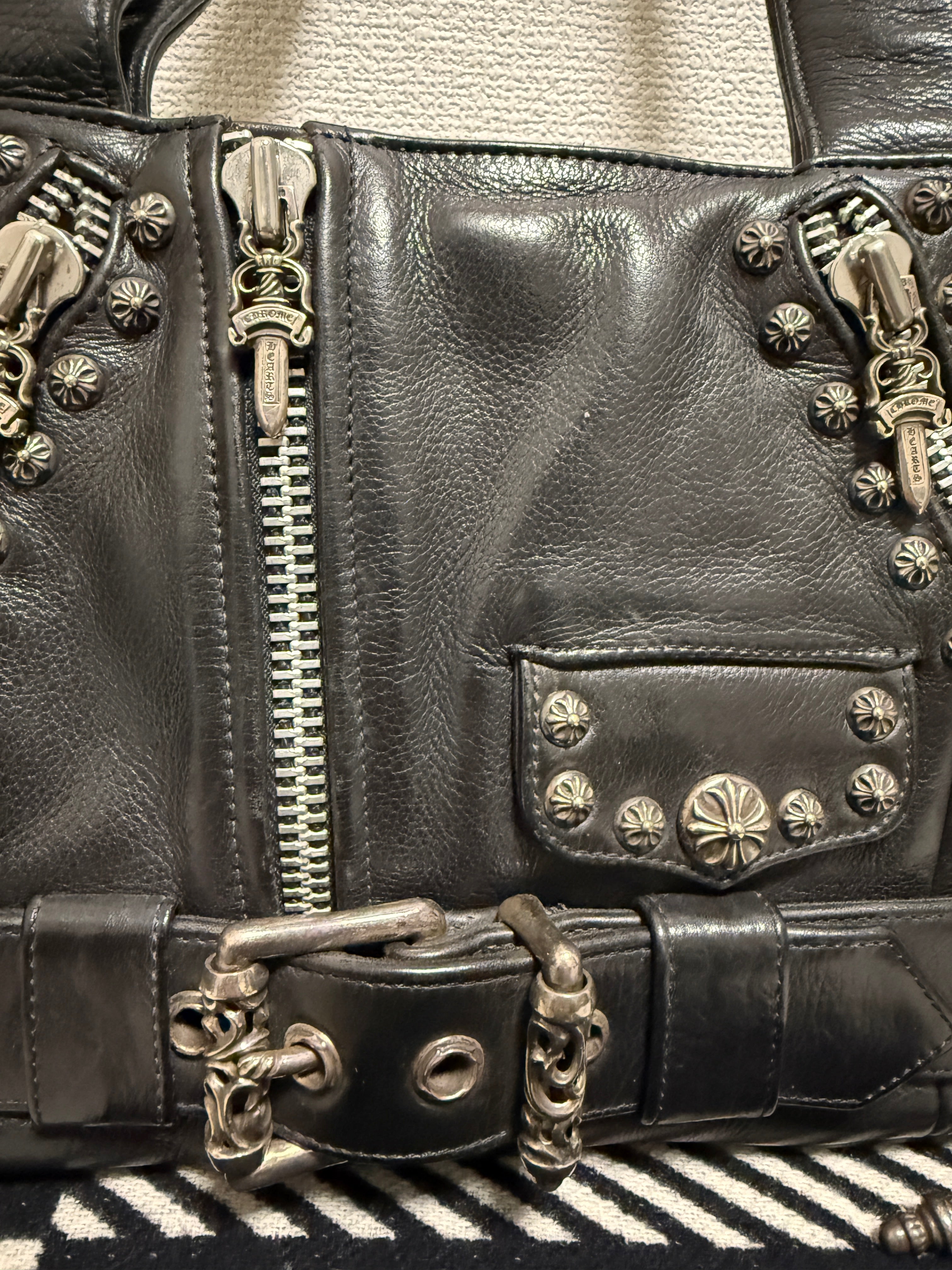 【CHROME HEARTS】JJ DEAN STUDS SMALL BAG