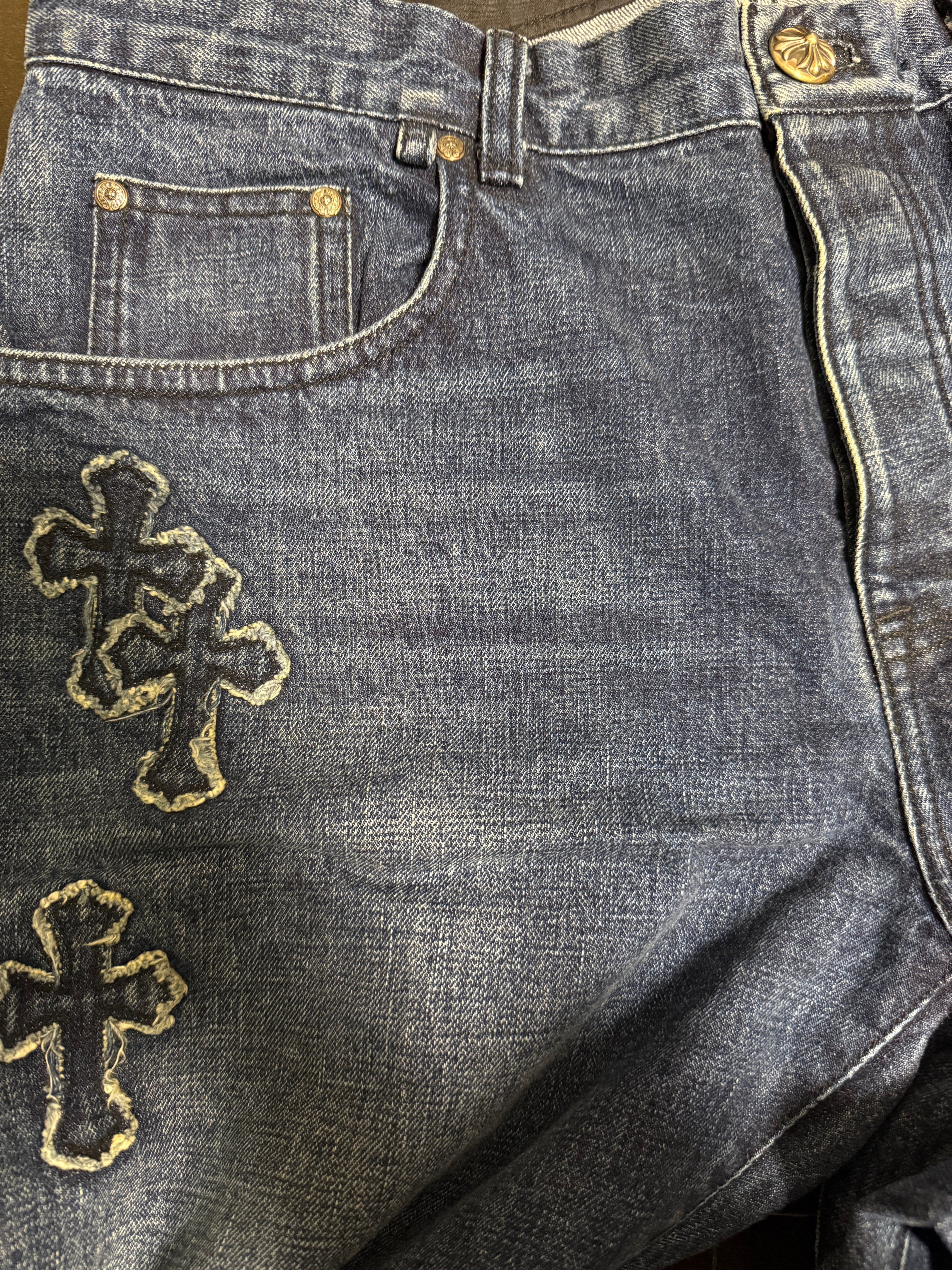 【CHROME HEARTS】CROSSPATCH DENIM