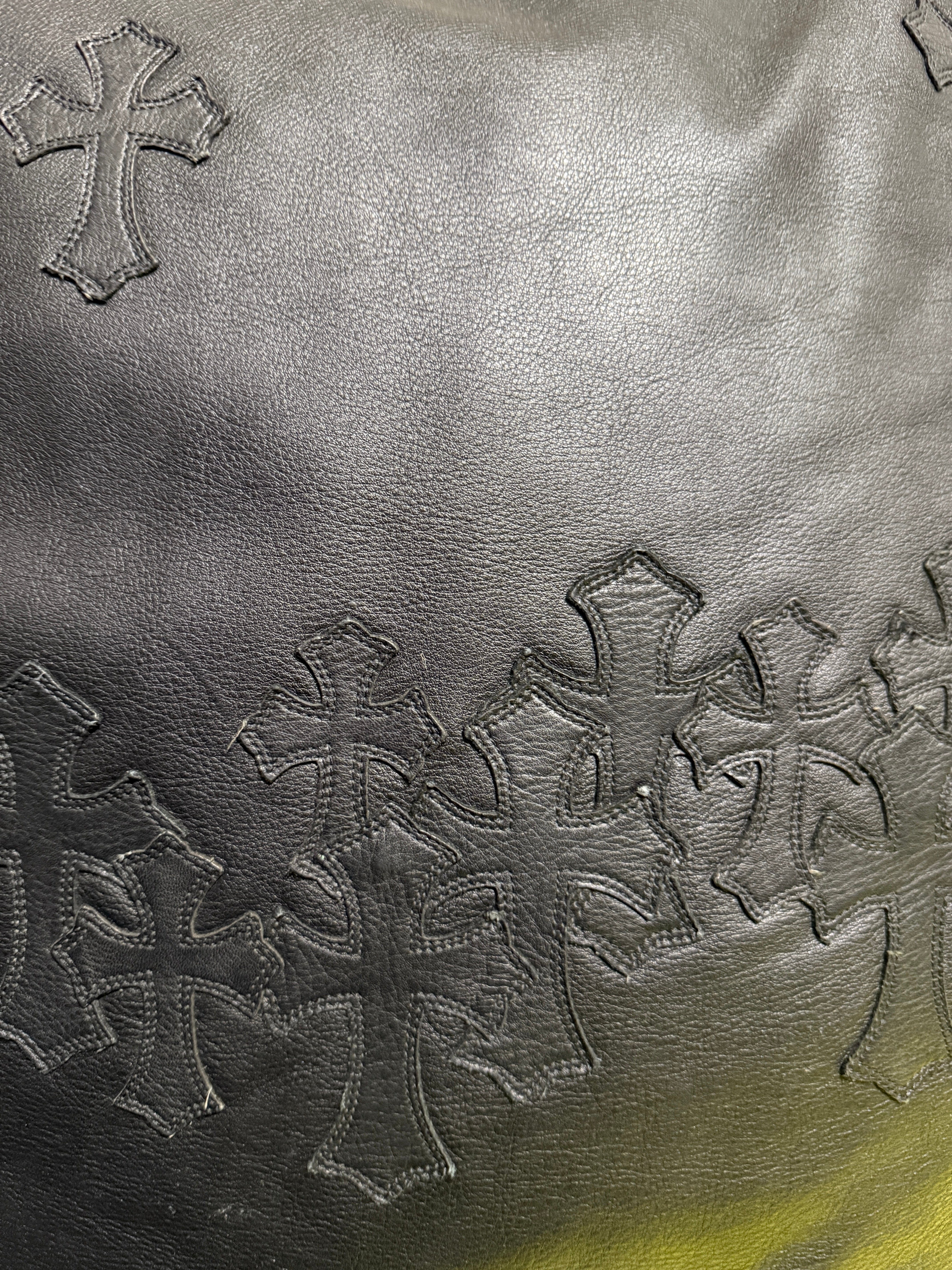 【CHROME HEARTS】 SQUARE LEATER CUSHION